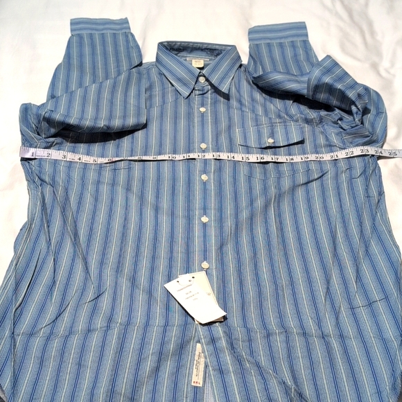 Ralph Lauren Double RL Blue and White Striped Shirt - Picture 7 of 14